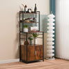 Microwave Stand Retro Kitchen Baker’s Rack Industrial Utility Storage Rack