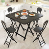 Small Breakfast Room Folding Space Saving Dining Table Chairs Camping Patio Cafe