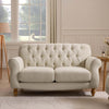 Dusk Hebden Cream Linen 2 Seater Sofa RRP £1100