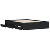 Tidyard Bed Frame Bed Base with Storage Drawers Wooden Bed Bedroom C3S3