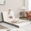 Single 10 cm Folding Gel-Infused Tri-fold Mattress Topper Cool Gel Memory Foam