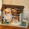 DIY Miniature Dollhouse Kit Realistic Mini 3D Wooden House Room Craft For Gift