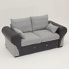 Upholstered Fabric 2 3 Seater Sofa Suite Couch Settee Set Padded Seat Furniture