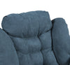 Fabric Lazy Chair with Footstool Relax Lounge Chair Accent Armchair Sofa Chair