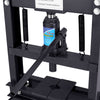 Black 12-Ton Adjustable Steel Hydraulic Work Shop Press Garage Presses Manual UK