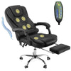Massage Office Chair Gaming Computer Desk Swivel Recliner Chair Leather Footrest
