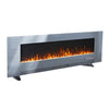 Electric Heater 50 In LED Fireplace Wall Mounted Inset TV Standing Media Fire