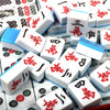 42mm Chinese Mahjong Game Set Professional 144 Tiles English Characters Game