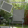 Garden Folding Chairs Portable Outdoor 2Seater Unit Camping High Back Armchair