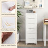 Rolling Storage Cabinet Vertical Storage Unit with 7 Drawers