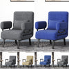 Folding Futon Chair Bed Single Sofa Bed Armchair 3-in-1 Recliner Lounger Sleeper