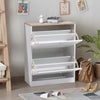 Shoe Rack Shoes Storage Cabinet Wooden Stand Cupboard Unit 2 Drawers Organiser