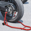 Portable Steel Motorcycle Stand Heavy-Duty Sport Bike Rear Wheel Lift Stand