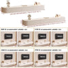 300cm Floating TV Stand Wall Mounted TV Shelves TV Media Console Black SEE PICS!