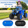 Kids Ride on Car 24V Soft Start Electric Vehicle with LED Lights-Navy