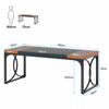 Tribesigns 160 cm Executive Desk, Large Office Computer Desk with Metal Frame