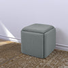 Square Stool 5-In-1 Magic Cube Combination Nesting Ottoman Sofa Foot Rest Stools