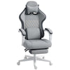 Ergonomic High Back Gaming Chair for Adults with Footrest, Lumbar Support, Grey