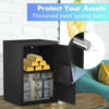48L Digital Electronic Safe Box Cash Jewelry Safecase Security Box Cabinet w/Key
