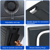 90L Hot Box Portable Food Warmer Front-Loading Insulated Food Pan Carrier Black