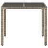 Garden Table Glass Dining Table Steel Frame Side Table Patio Garden Table N0T8
