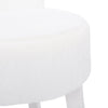 Bedroom Fluffy Plush Side Chair White Shaggy Makeup Seat Stool Dressing Table uk