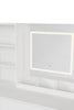 Makeup Dressing Table Set Vanity Table Desk W/ LED Mirror Drawers Dressing Stool