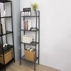 4 Tier Metal 148cm Tall Shelf Bookcase Mesh Storage Rack Plant Display Stand