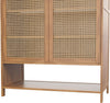 6-Tier Breathable Shoe Cabinet with Doors, Sturdy Storage for Hallway, Brown