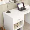 100cm Computer Desk Study Writing Table PC Laptop Desk with Drawer 2 Shelves