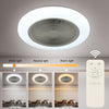 Ceiling Fan with Lighting RGB LED Light Adjustable Wind Speed Remote Control Nse