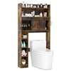 Over The Toilet Storage Cabinet Bathroom Organizer Toilet Rack-Coffee