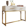 CONSOLE SIDE DISPLAY TABLE WITH 2 DRAWERS HALLWAY ENTRYWAY LIVING ROOM FURNITURE