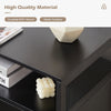 Black Office Filing Cabinet Mobile Printer Stand File Storage Drawer Wheels