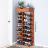 Multi-Layer Shoe Rack with 1 Drawer Shoe Shelf Storage Organizer for Entryway