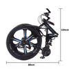 SHIMANO Folding Mountain Bike 26 Inch Wheel 21 Speed Full Suspension Bicycle