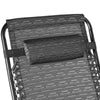 Super Width 63CM 200KG Zero Gravity Chair Folding Lounge Beach Outdoor Square
