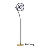 Halo Split Modern Bright LED Torchiere Floor Lamp for Offices Tall Standing Lamp