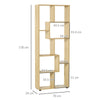 Bookcase 8Tier Tall Bookshelf Book Album Storage Stand Shelf Rack Display Unit