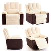 Electric Recliner Massage Heated Vibration Sofa Armchair Reclining Lounge Chair