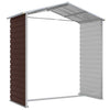 Vopese Garden Shed Brown 191x130x198 Galvanised Steel, Storage Shed Metal R4G8