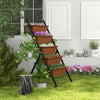 5-Layer Vertical Raised Garden Bed Elevated Freestanding Planter w/Wheels