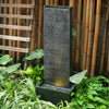Slate Fall Electric Water Feature OutdoorGarden LED Fountain Cascading Waterfall