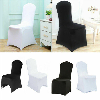 10-100x Stretch Chair Covers Spandex Folding Removable Banquet Wedding Holiday