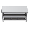 5ft Stainless Steel Commercial Kitchen Food Prep Table 3 Tier Catering Workbench