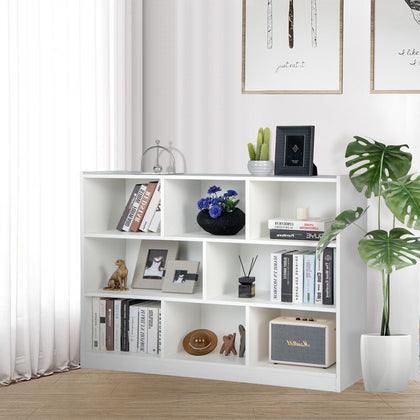 3 Tier Open Shelf Storage Cabinet Storage Cube Wooden Bookcase Display Shelf