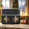 9L Christmas Air Fryer Gift Dual for Home 7 Preset Timer Control Touch Screen