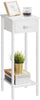 End Table 25 x 25 x 70 cm Bedside Table Set of 2 Tall Side Table