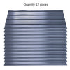 12x Anthracite Metal Sheet Corrugated Roof Sheets Garage Shed Roofing 7m² Covere