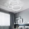 Square/Ring LED Ceiling Lamp Cool White Light Chandelier Fixture Bedroom Living